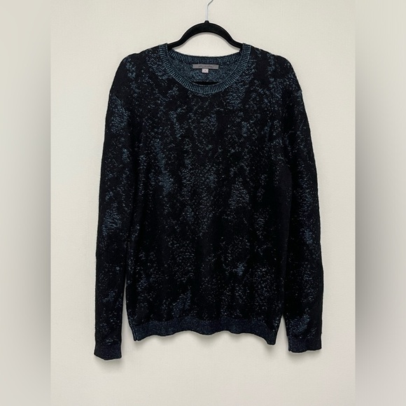 John Varvatos Collection Waverly Python Jacquard Sweater. Size medium. - Picture 6 of 10